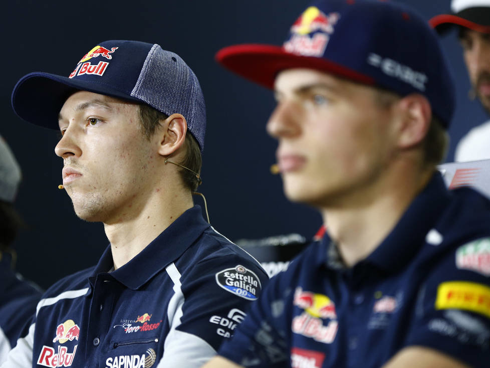 Daniil Kwjat, Carlos Sainz, Max Verstappen