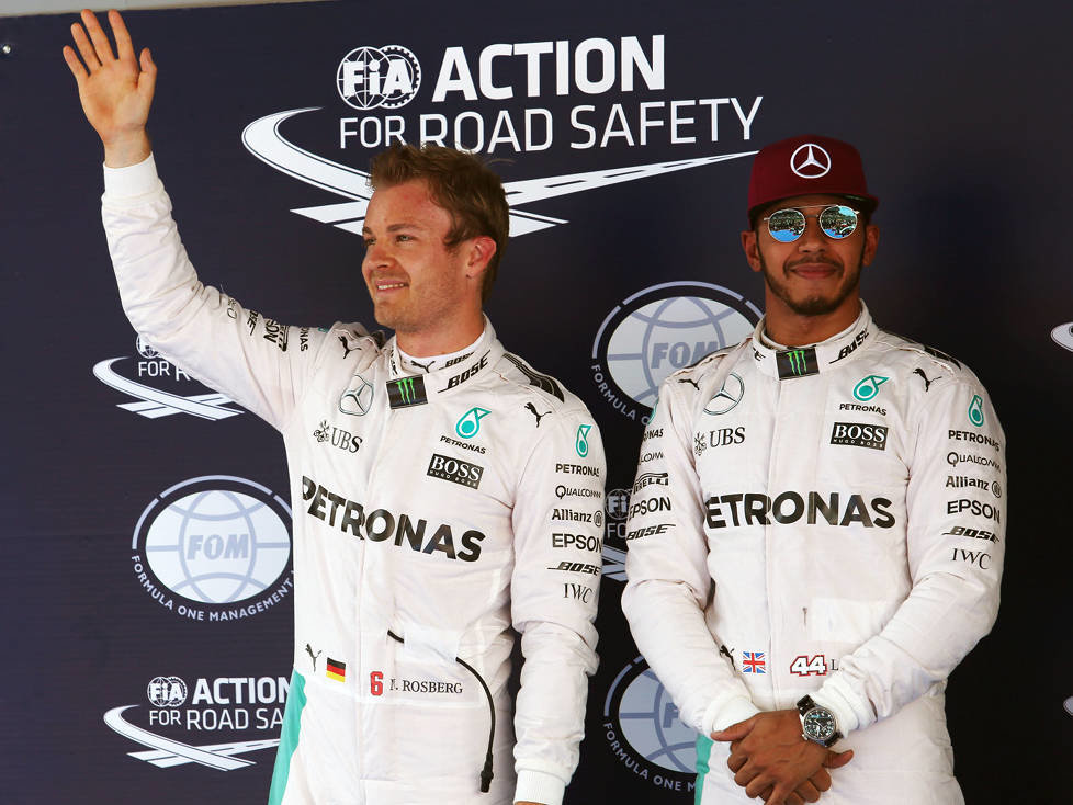 Nico Rosberg, Lewis Hamilton