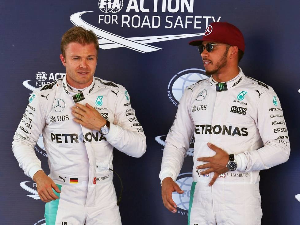 Nico Rosberg, Lewis Hamilton