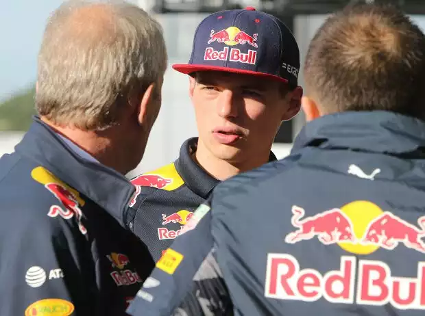 Max Verstappen, Helmut Marko Titel-Bild zur News: Max Verstappen, Helmut Marko