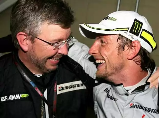 Ross Brawn (Teamchef), Jenson Button Titel-Bild zur News: Ross Brawn (Teamchef), Jenson Button