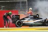 Barcelona: Hülkenberg wird Feuerwehrmann, Perez holt Punkte