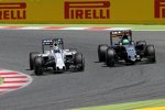 Felipe Massa (Williams) und Nico Hülkenberg (Force India) 