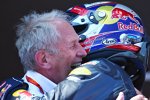 Max Verstappen (Red Bull) und Helmut Marko 