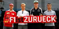 Sebastian Vettel Nico Rosberg Nico Hülkenberg Pascal Wehrlein #F1istZURUECK