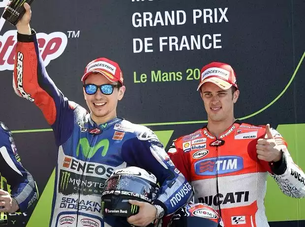 Valentino Rossi, Jorge Lorenzo, Andrea Dovizioso Titel-Bild zur News: Valentino Rossi, Jorge Lorenzo, Andrea Dovizioso