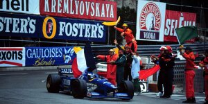 Monaco-Grand-Prix 1996: Panis erlebt sein "blaues Wunder"