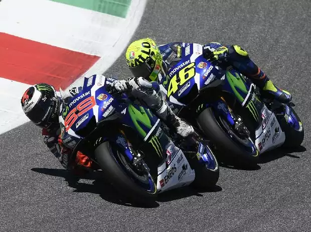 Jorge Lorenzo, Valentino Rossi Titel-Bild zur News: Jorge Lorenzo, Valentino Rossi