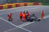 Crash-Serie geht weiter: Heftiger Überschlag in Eau Rouge
