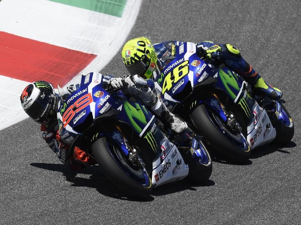 Jorge Lorenzo, Valentino Rossi