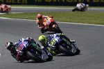 Jorge Lorenzo vor Valentino Rossi (Yamaha) 