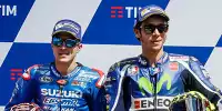 Bild zum Inhalt: Maverick Vinales über Rossi: "Können voneinander profitieren"