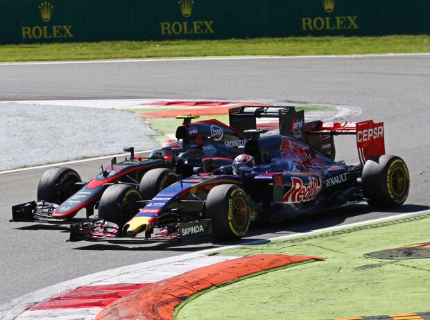 Titel-Bild zur News: Max Verstappen, Jenson Button