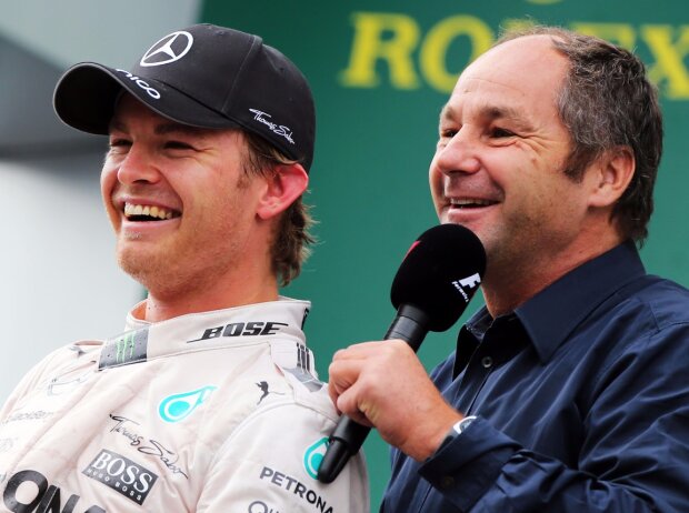 Titel-Bild zur News: Nico Rosberg, Gerhard Berger