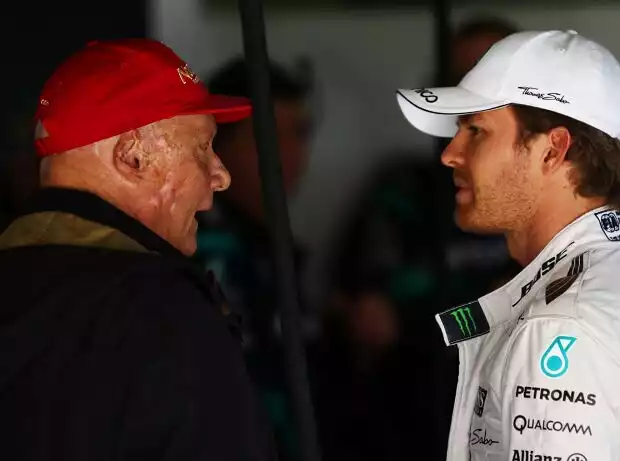 Niki Lauda, Nico Rosberg Titel-Bild zur News: Niki Lauda, Nico Rosberg