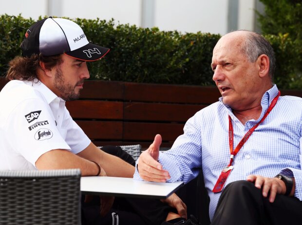 Fernando Alonso, Ron Dennis Fernando Alonso, Ron Dennis