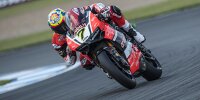 Bild zum Inhalt: Superbike-WM in Donington: Ducati von Chaz Davies brennt