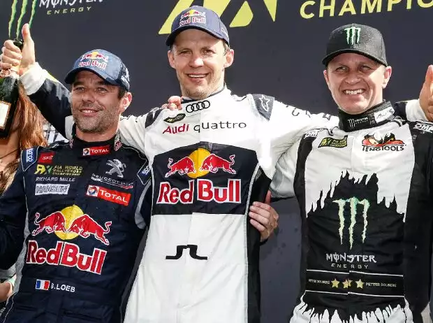 Mattias Ekström, Petter Solberg, Sebastien Loeb Titel-Bild zur News: Mattias Ekström, Petter Solberg, Sebastien Loeb