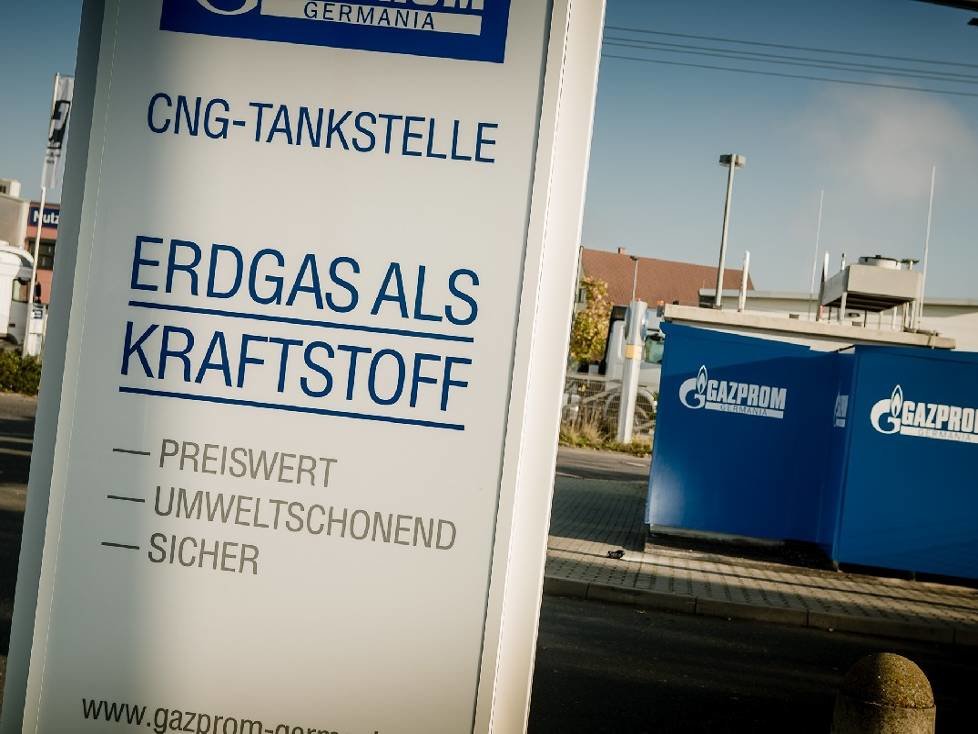 GAZPROM Erdgas-Tankstelle in Bamberg