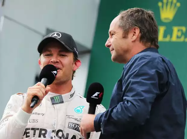 Gerhard Berger, Nico Rosberg Titel-Bild zur News: Gerhard Berger, Nico Rosberg