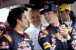 Carlos Sainz (Toro Rosso), Valtteri Bottas (Williams) und Daniil Kwjat (Toro Rosso) 