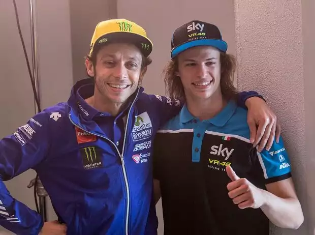 Valentino Rossi, Nicolo Bulega Titel-Bild zur News: Valentino Rossi, Nicolo Bulega