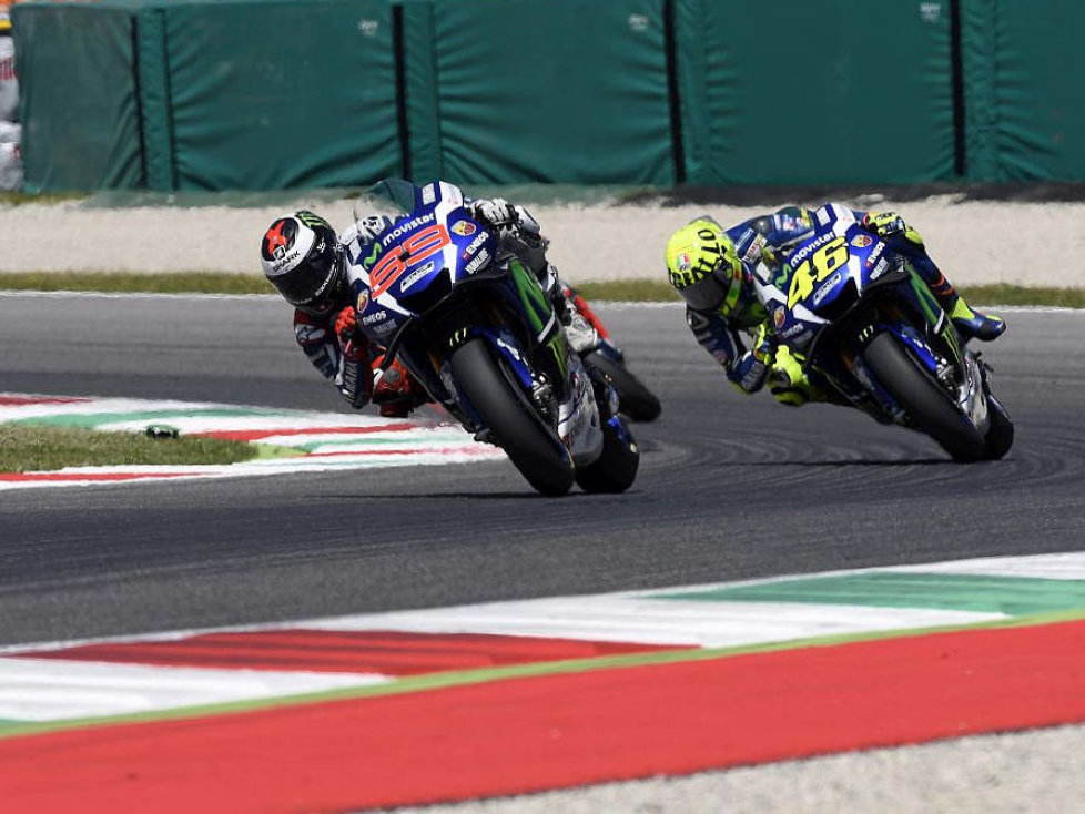 Jorge Lorenzo, Valentino Rossi