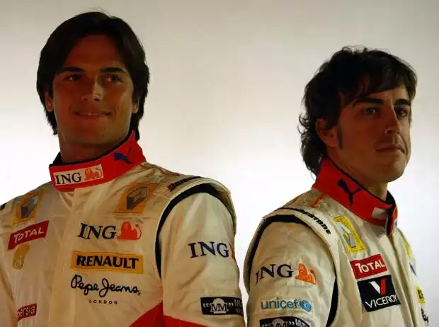 Fernando Alonso, Nelson Piquet Jun. Titel-Bild zur News: Fernando Alonso, Nelson Piquet Jun.