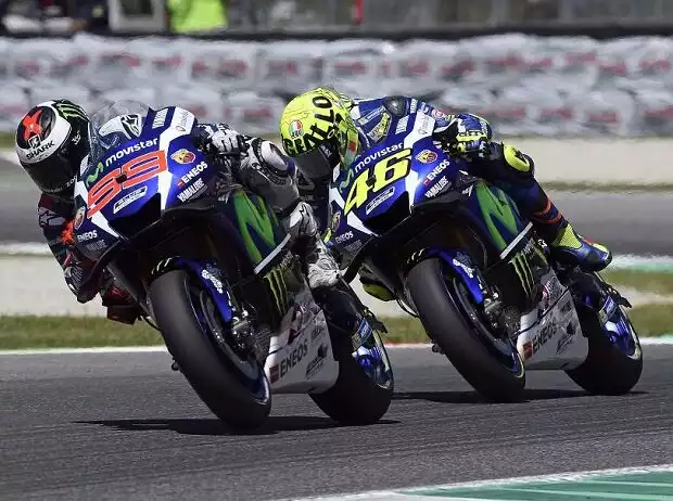 Titel-Bild zur News: Jorge Lorenzo, Valentino Rossi