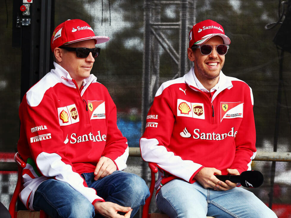 Sebastian Vettel, Kimi Räikkönen