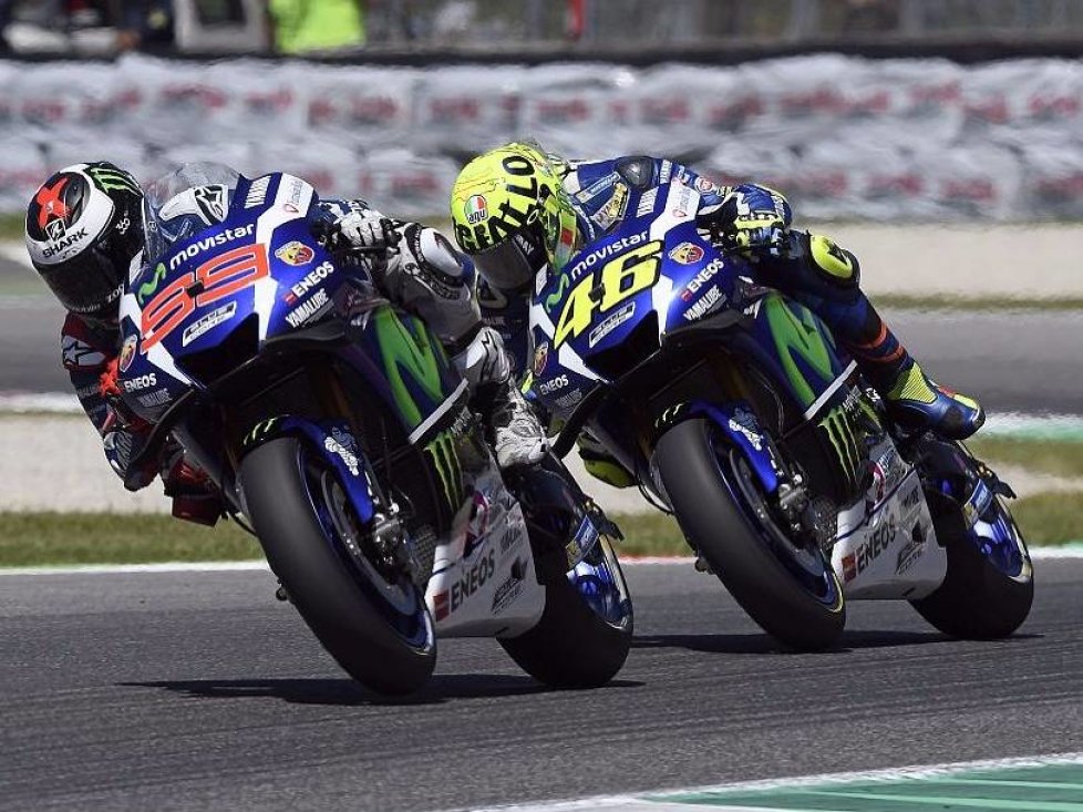 Jorge Lorenzo, Valentino Rossi