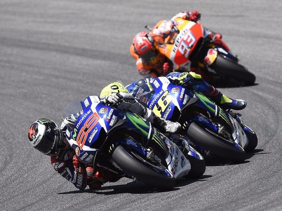 Jorge Lorenzo, Valentino Rossi, Marc Marquez