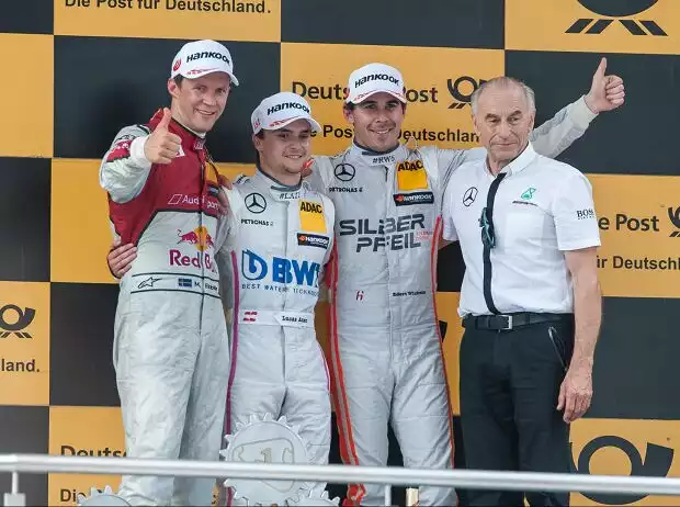 Mattias Ekström, Lucas Auer, Robert Wickens, Peter Mücke Titel-Bild zur News: Mattias Ekström, Lucas Auer, Robert Wickens, Peter Mücke