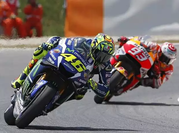 Marc Marquez, Valentino Rossi Titel-Bild zur News: Marc Marquez, Valentino Rossi