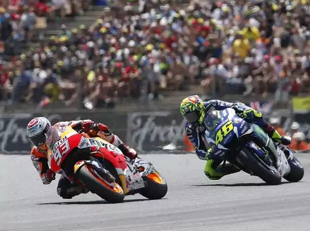 Marc Marquez, Valentino Rossi Titel-Bild zur News: Marc Marquez, Valentino Rossi