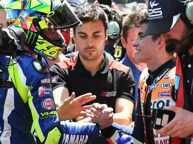 Marc Marquez, Valentino Rossi Titel-Bild zur News: Marc Marquez, Valentino Rossi