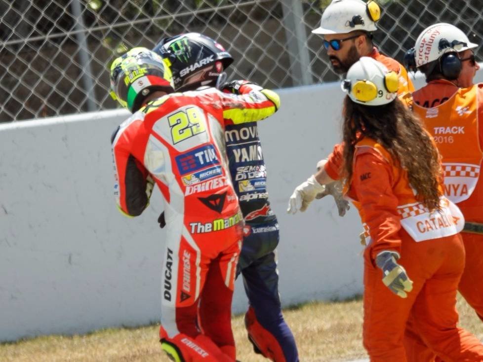 Andrea Iannone, Jorge Lorenzo