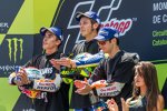 Marc Marquez, Valentino Rossi und Daniel Pedrosa 