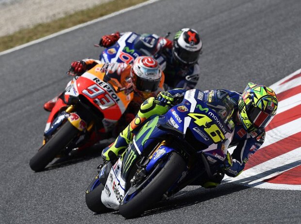 Valentino Rossi, Marc Marquez, Jorge Lorenzo