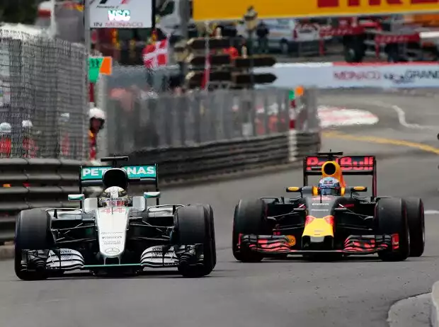 Titel-Bild zur News: Lewis Hamilton, Daniel Ricciardo