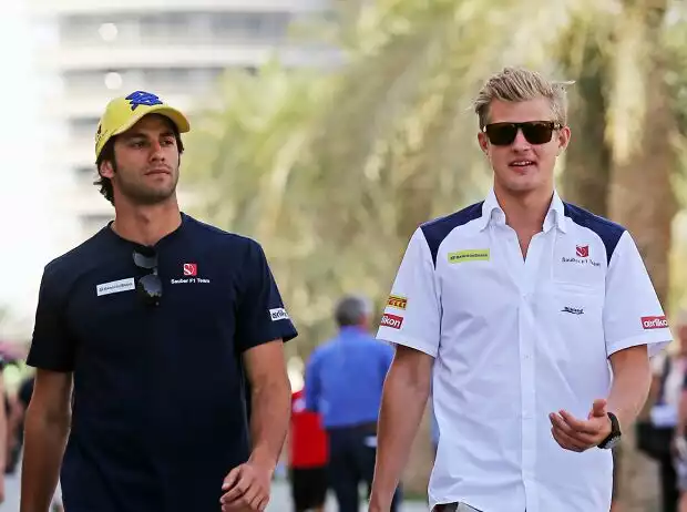 Felipe Nasr, Marcus Ericsson Titel-Bild zur News: Felipe Nasr, Marcus Ericsson