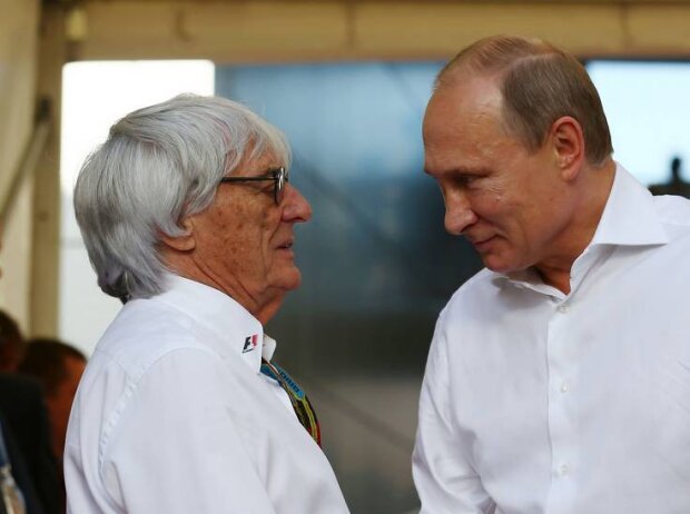 Titel-Bild zur News: Bernie Ecclestone, Wladimir Putin