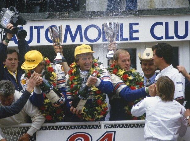 Hans-Joachim Stuck, Derek Bell, Al Holbert Hans-Joachim Stuck, Derek Bell, Al Holbert