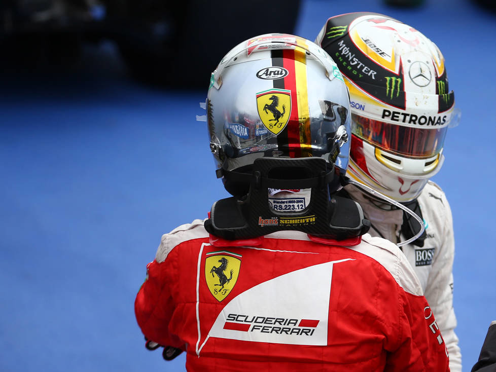 Sebastian Vettel, Lewis Hamilton