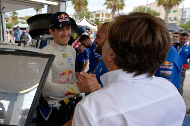 Sebastien Ogier Jost Capito ~Sebastien Ogier (Volkswagen) und Jost Capito ~ Sebastien Ogier Jost Capito ~Sebastien Ogier (Volkswagen) und Jost Capito ~