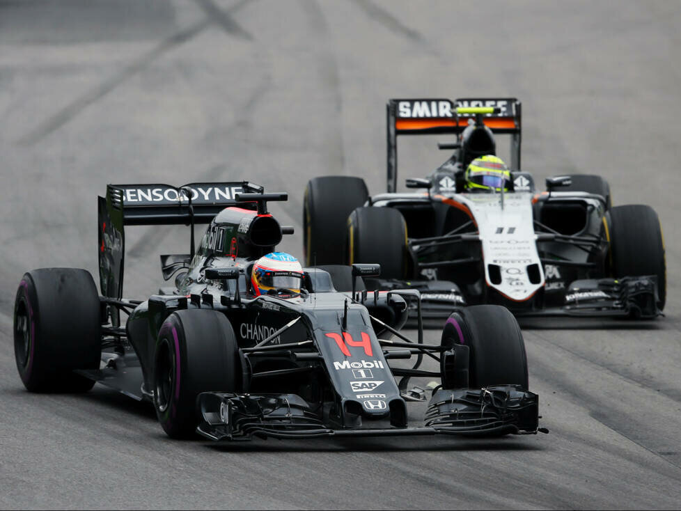 Fernando Alonso, Sergio Perez