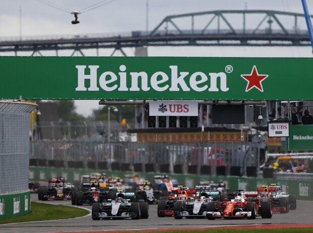 Titel-Bild zur News: Sebastian Vettel, Lewis Hamilton, Nico Rosberg, Daniel Ricciardo, Max Verstappen
