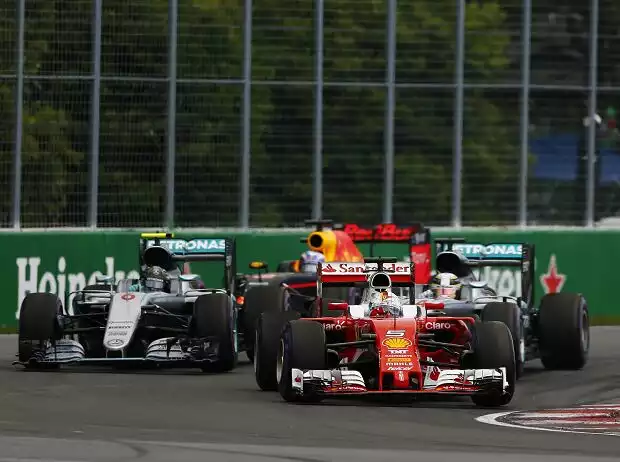 Sebastian Vettel, Lewis Hamilton, Nico Rosberg, Daniel Ricciardo Titel-Bild zur News: Sebastian Vettel, Lewis Hamilton, Nico Rosberg, Daniel Ricciardo