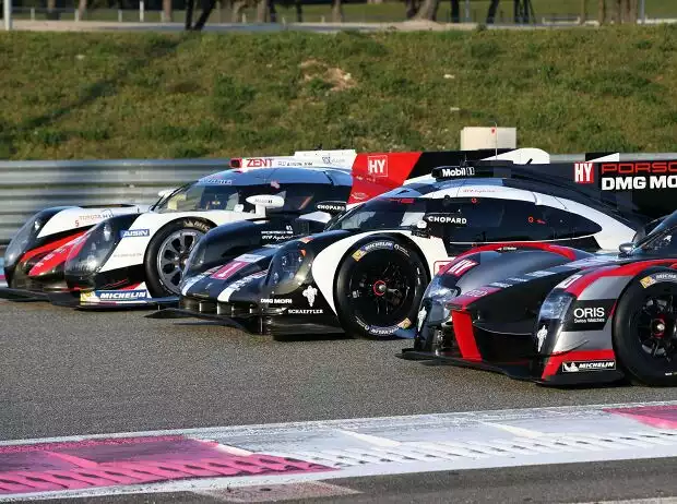 Anthony Davidson, Kazuki Nakajima, Timo Bernhard, Mark Webber Titel-Bild zur News: Anthony Davidson, Kazuki Nakajima, Timo Bernhard, Mark Webber