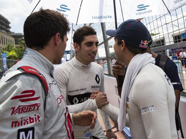 Loic Duval, Sebastien Buemi, Antonio Felix da Costa